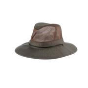 Men's Aspen Twill Safari Hat: OLIVE