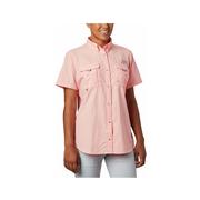 Women's PFG Bahama Short Sleeve Shirt: 884_TIKIPINK