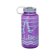 L.L.Bean Wide Mouth Nalgene Bottle - 32 Ounce: PURPLE2WOODSCENE