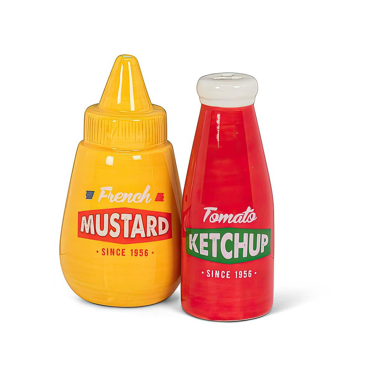  Ketchup & Mustard Salt & Pepper Shakers