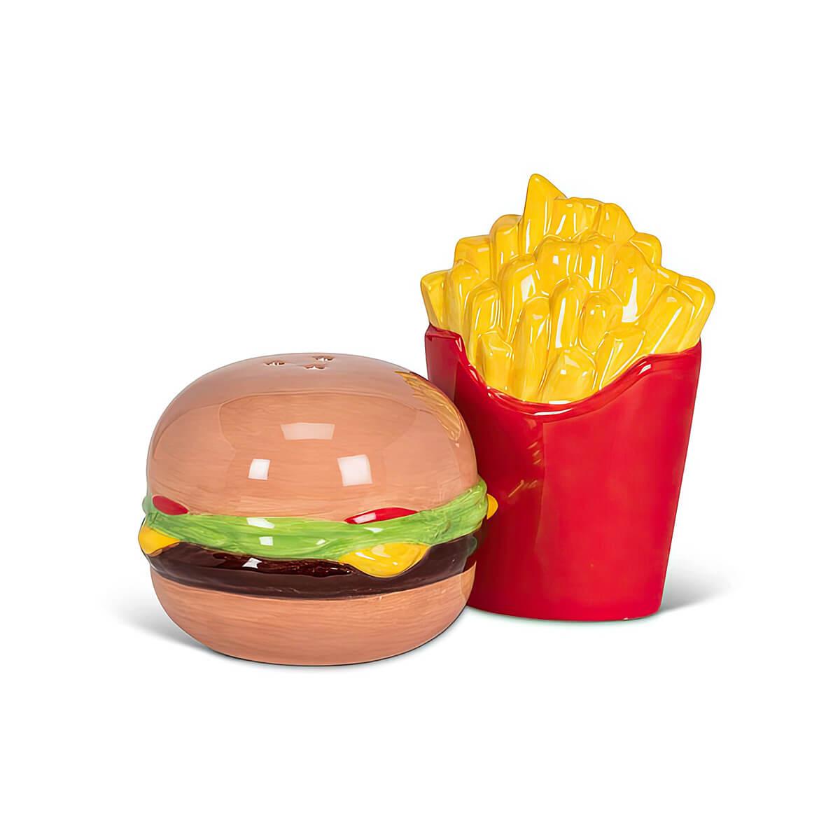  Burger & Fries Salt & Pepper Shakers