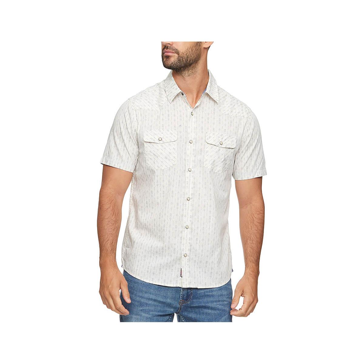 Men's Taos Southwestern Print Short Sleeve Shirt