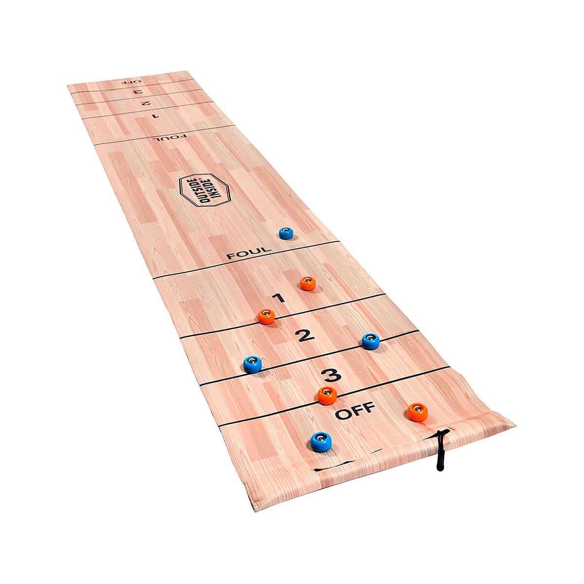  Outside Inside Roll- Up Shuffle Board Game