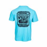 Greenville Starry Night Palmetto Moon Short Sleeve T-Shirt: ISLAND_BLUE