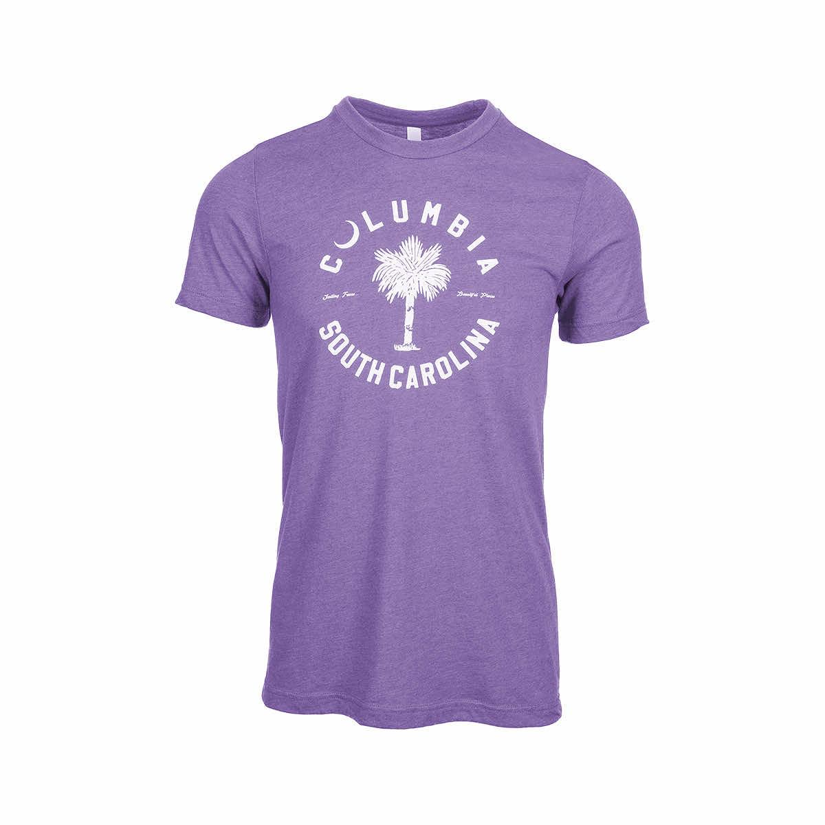  Columbia Palmetto Tree Circle Short Sleeve T- Shirt