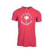 Columbia Palmetto Tree Circle Short Sleeve T-Shirt: HTR_CANVAS_RED