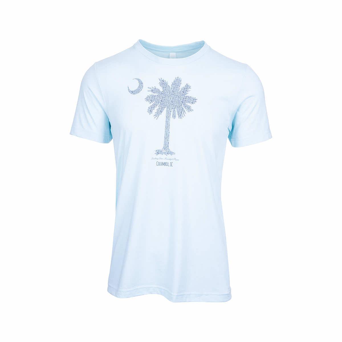  Columbia Swirl Palmetto Moon Short Sleeve T- Shirt