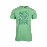 Boone Sasquatch Woods Short Sleeve T-Shirt: GREEN,GRAY