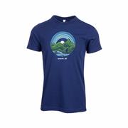 Valle Crucis Sasquatch Ridge Walk Short Sleeve T-Shirt: NAVY