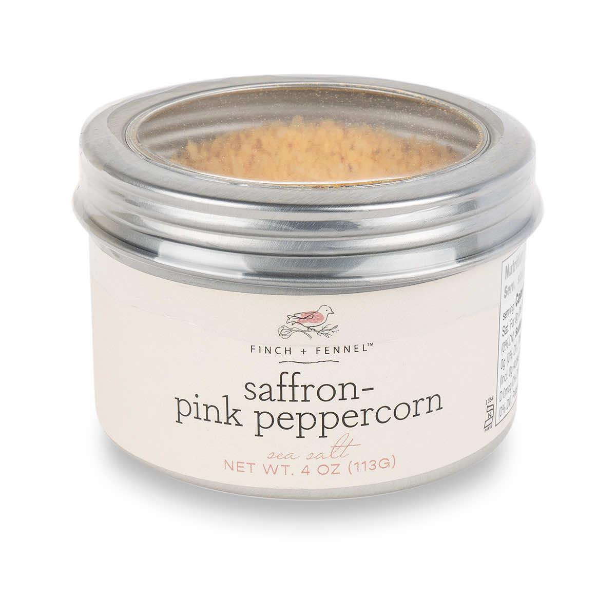  Saffron Pink Peppercorn Sea Salt