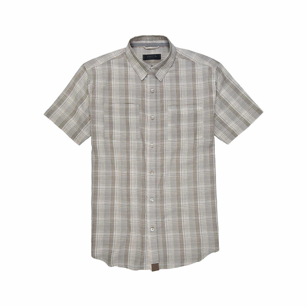  Men's Van Plaid Short Sleeve Shirt