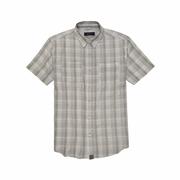 Men's Van Plaid Short Sleeve Shirt: BIRCH