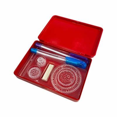 The Original Spirograph Deluxe Set 45+ Pcs in Carrying Case Kids Arts Toy  8+ NEW