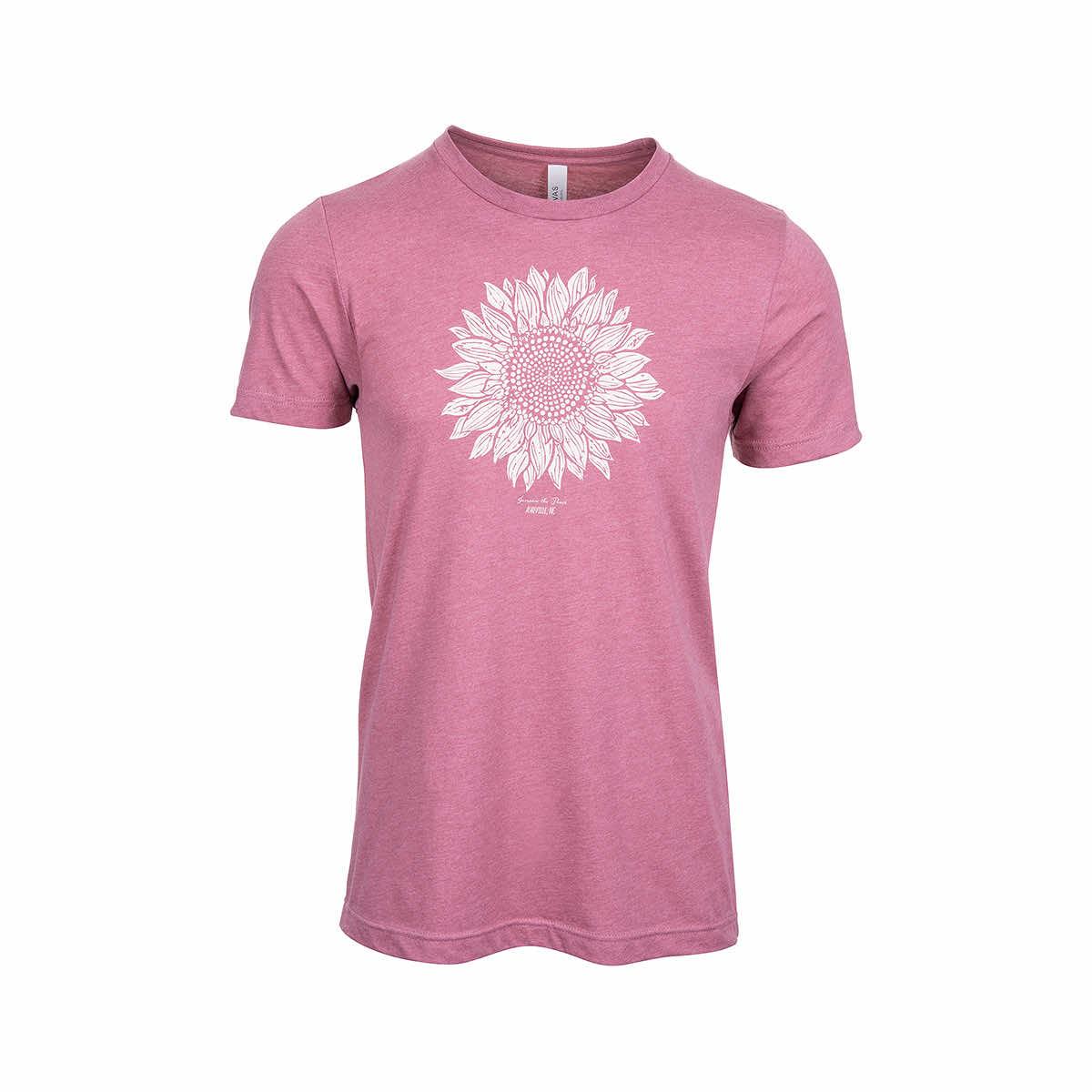  Asheville Sunflower Short Sleeve T- Shirt
