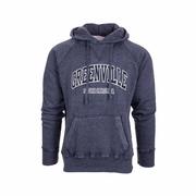 Greenville Burn Wash Pullover Hoodie: CHARCOAL
