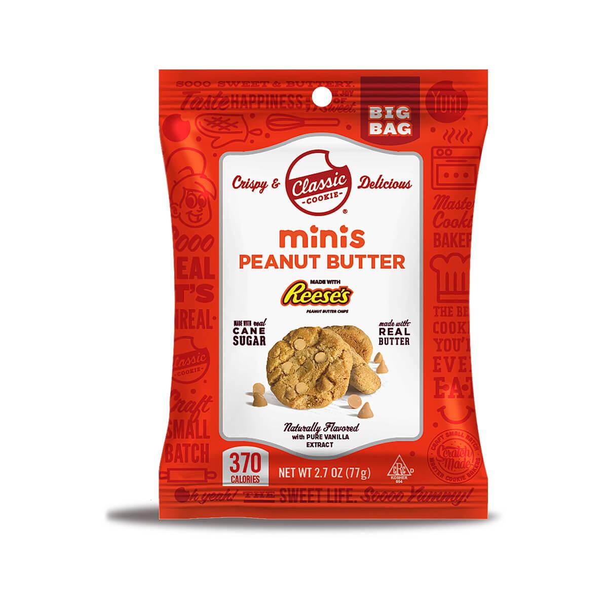  Peanut Butter Crispy Minis Cookies - 2 Ounce
