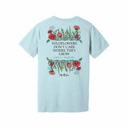 Women's Dolly Parton Wildflowers Short Sleeve T-Shirt: CHAMBRAY