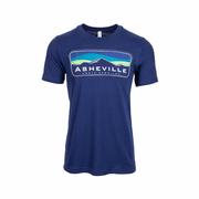 Asheville Mountain Candy Short Sleeve T-Shirt: NAVY