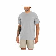 Men's Force Relaxed Fit Short Sleeve Lightweight T-Shirt: ASPHALT_HEATHER