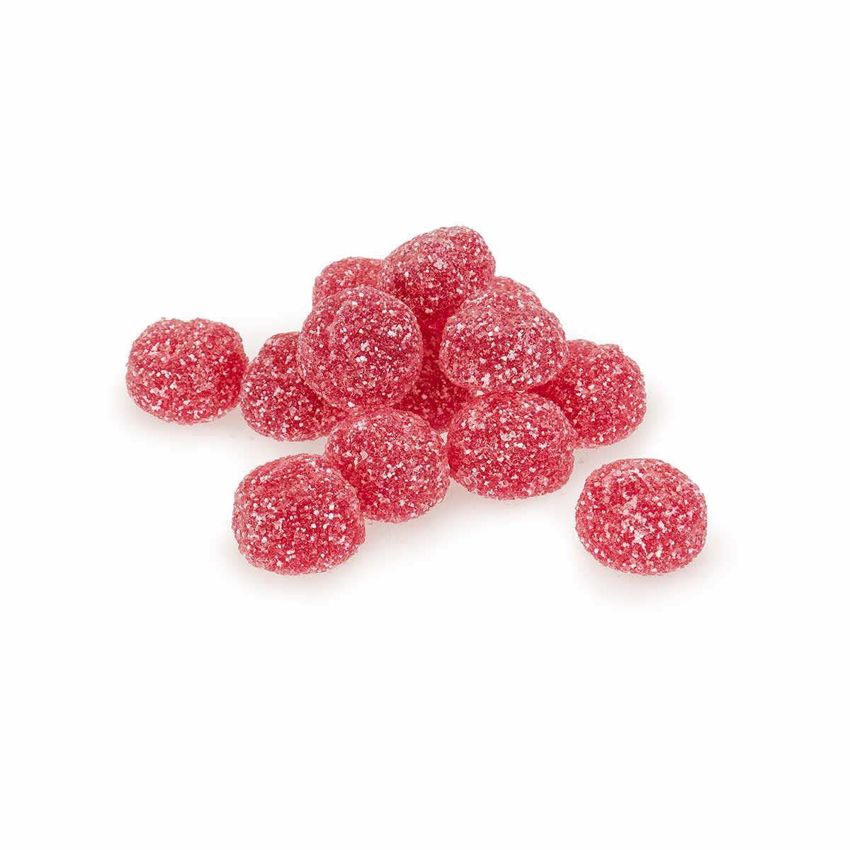  Sour Cherry Buttons Candy - 1 Lb.