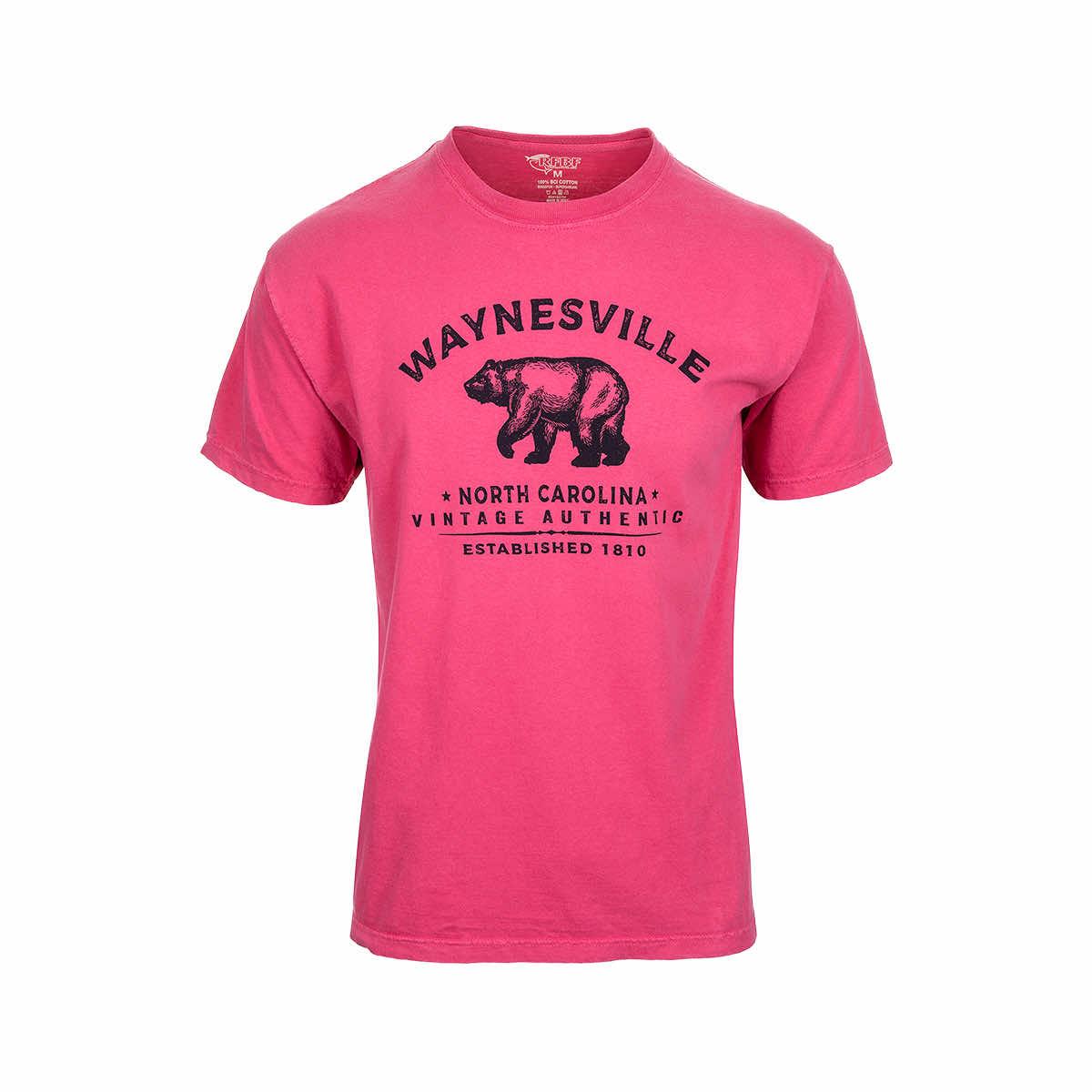  Waynesville Vintage Authentic Bear Short Sleeve T- Shirt