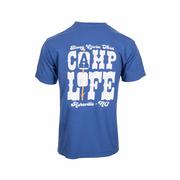 Mast General Store Asheville Camp Life Short Sleeve T-Shirt: INDIGO
