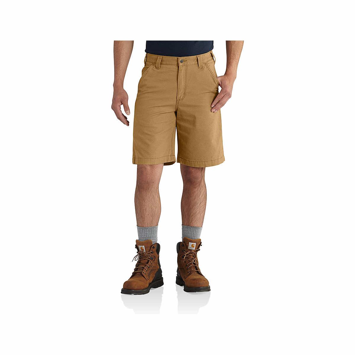  Men's Rugged Flex Relaxed Fit Canvas Work Shorts