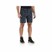 Men's Force Relaxed Fit Hybrid Shorts: BLACK_ABSTRACT_CAMO