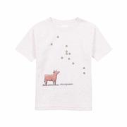 Toddlers' Stargazer Cow Short Sleeve T-Shirt: SOFT_BEIGE