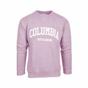 Columbia Burn Wash Crew Sweatshirt: MAUVE