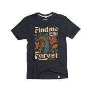 Find Me In The Forest Short Sleeve T-Shirt: BLUE