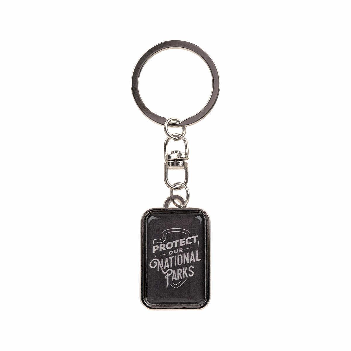 Protect Our National Parks Badge Keychain
