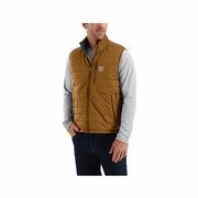 Men's Rain Defender Relaxed Fit Insulated Vest: CARHARTT_BROWN