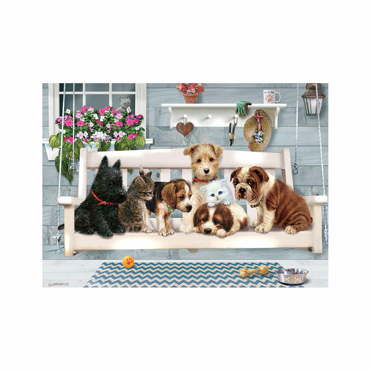  Porch Swing Buddies Tray Puzzle
