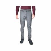 Men's Stretch Comfort Flat Front Pants: SMOKEY_GREY