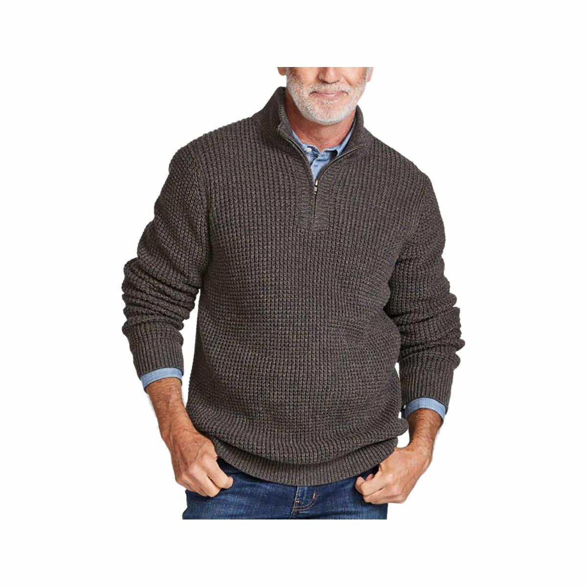 Mast General Store | Men's Organic Cotton Quarter Zip Sweater
