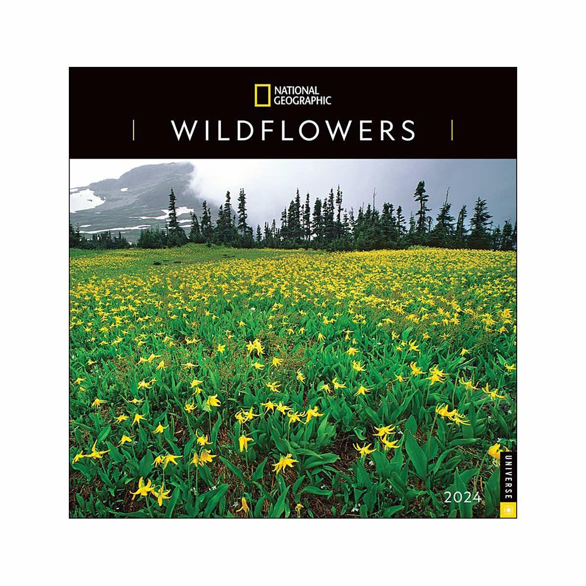  National Geographic Wildflowers 2024 Wall Calendar