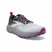 Women's Cascadia 17 Running Shoes: OYSTER_BLACKENED