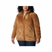 Women's Fire Side II Sherpa Fleece Full Zip Jacket - Curvy: 224_CAMELBROWN