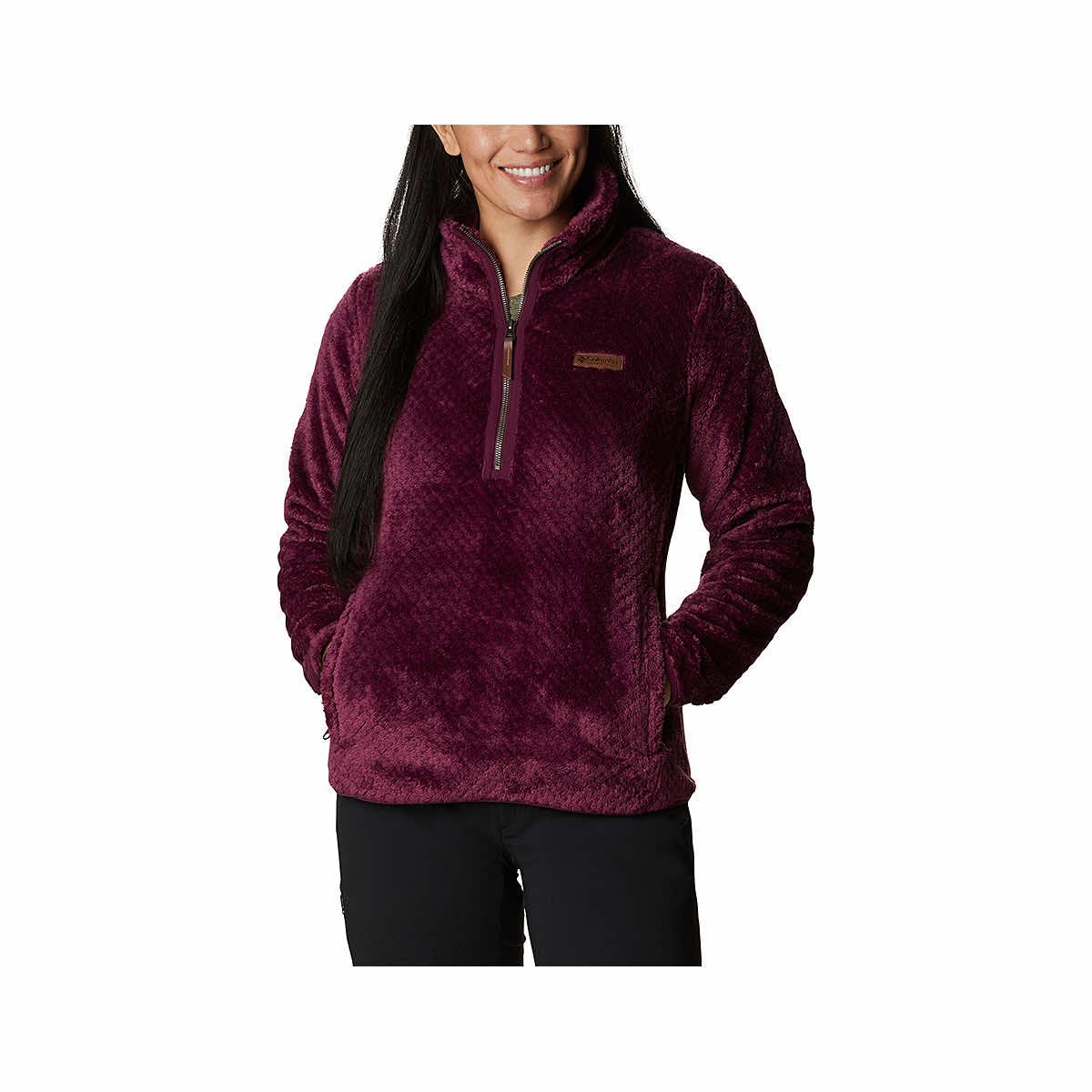  Women's Fire Side Ii Sherpa Fleece Quarter Zip Pullover