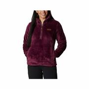 Women's Fire Side II Sherpa Fleece Quarter Zip Pullover: 616_MARIONBERRY