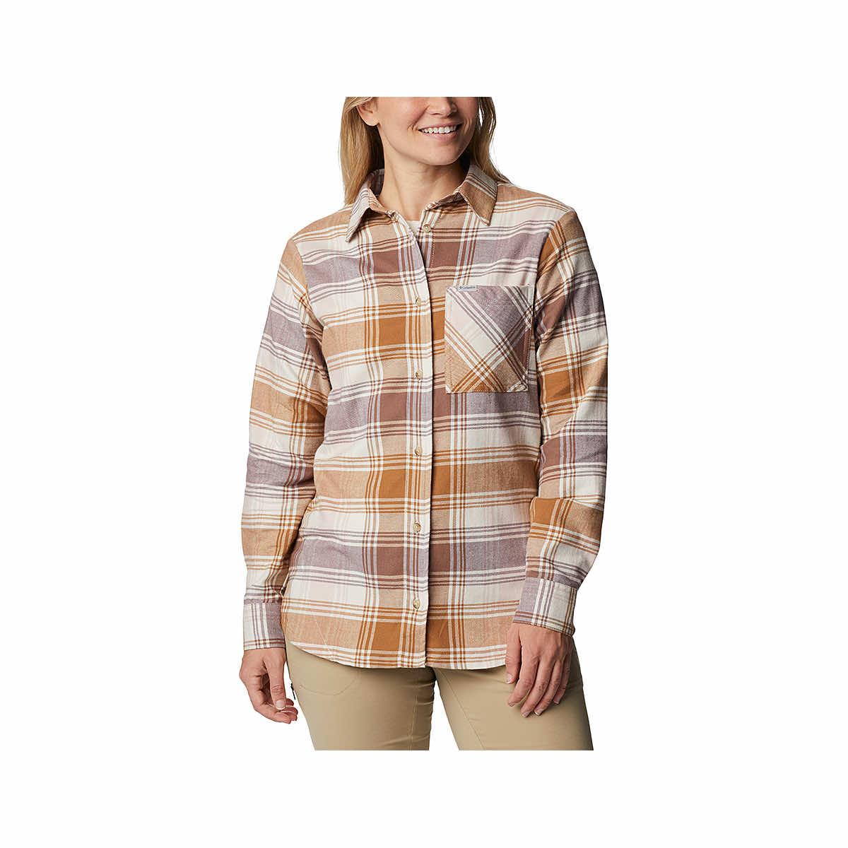  Women's Calico Basin Flannel Long Sleeve Shirt