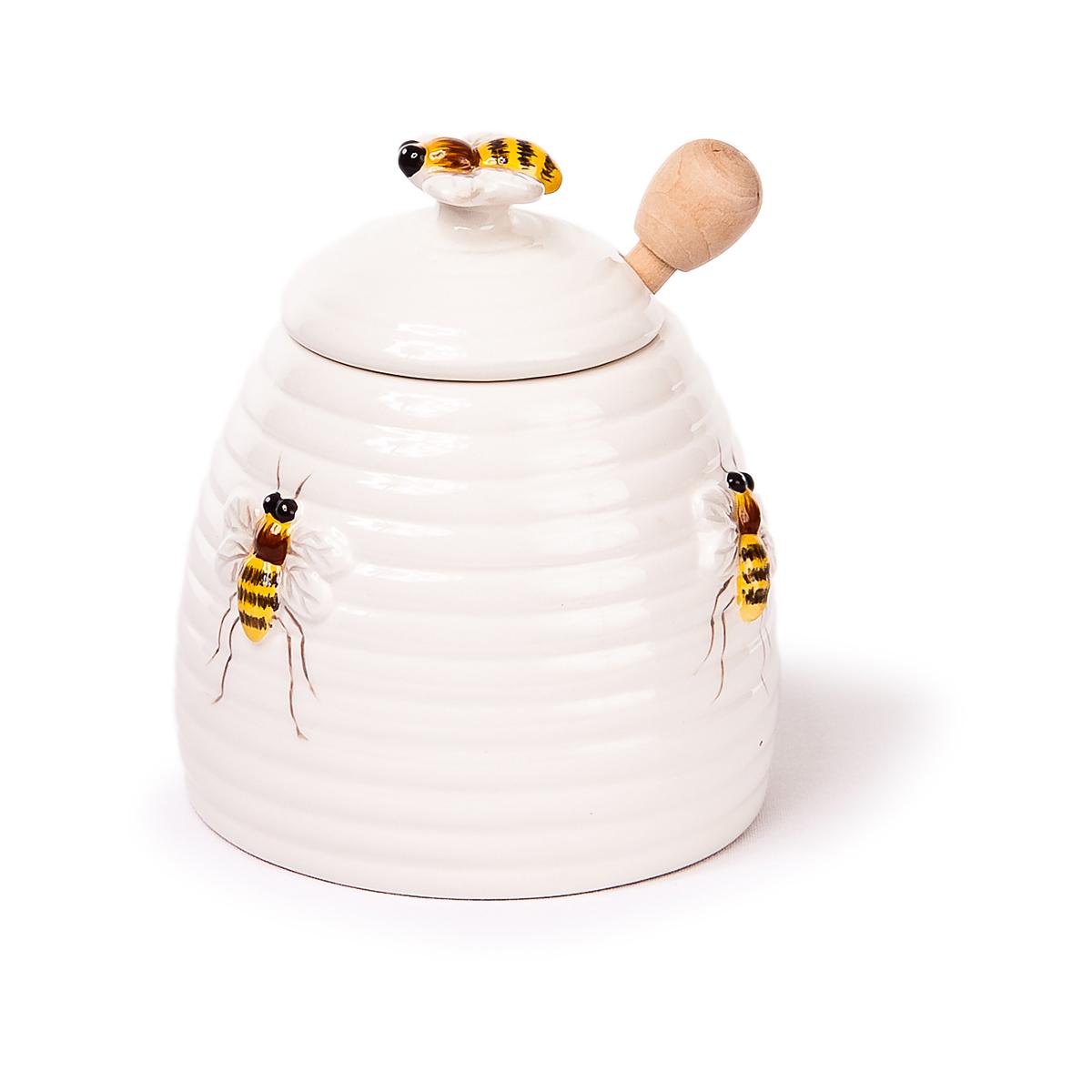 Beehive Honey Pot with Dipper