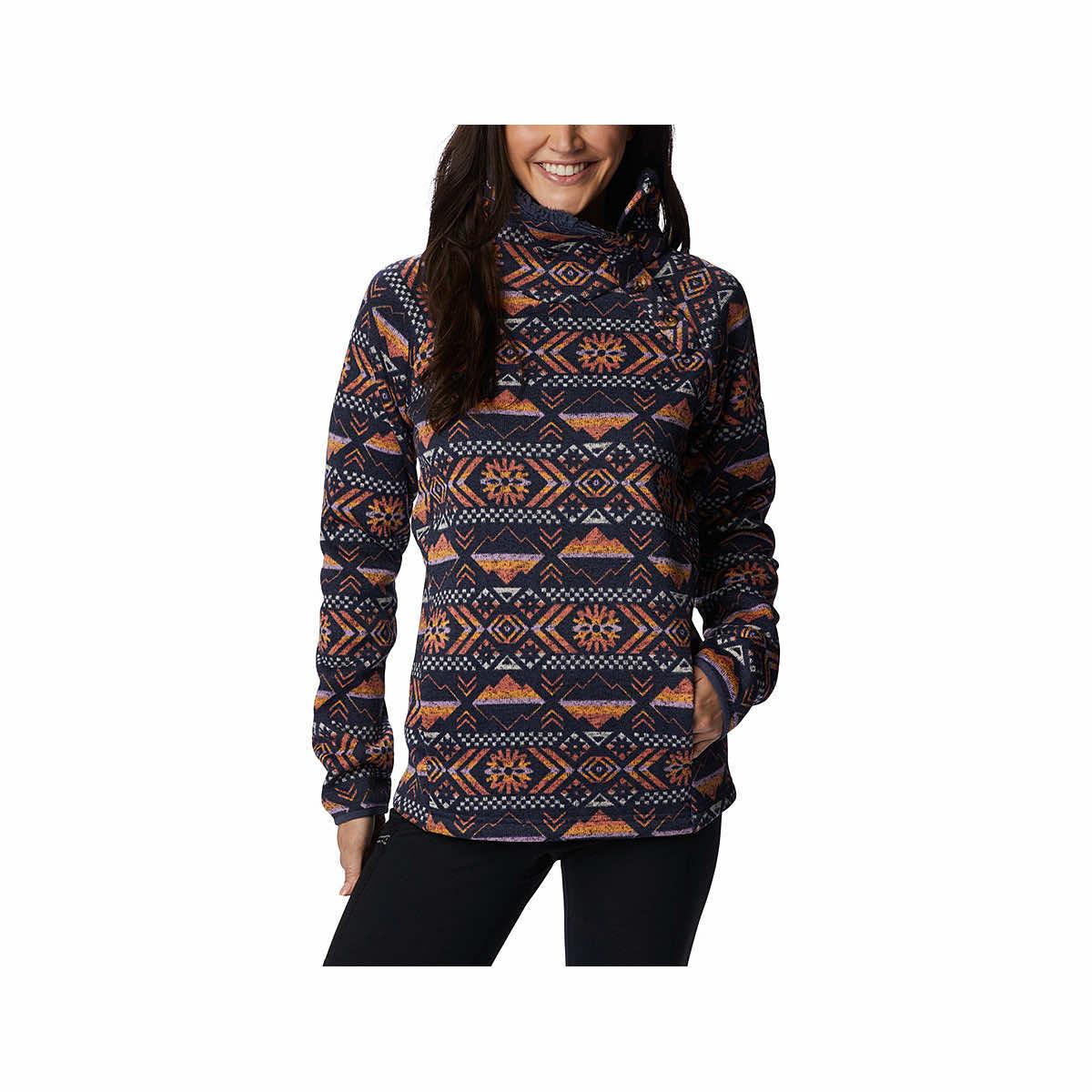  Women's Sweater Weather Sherpa Hybrid Pullover