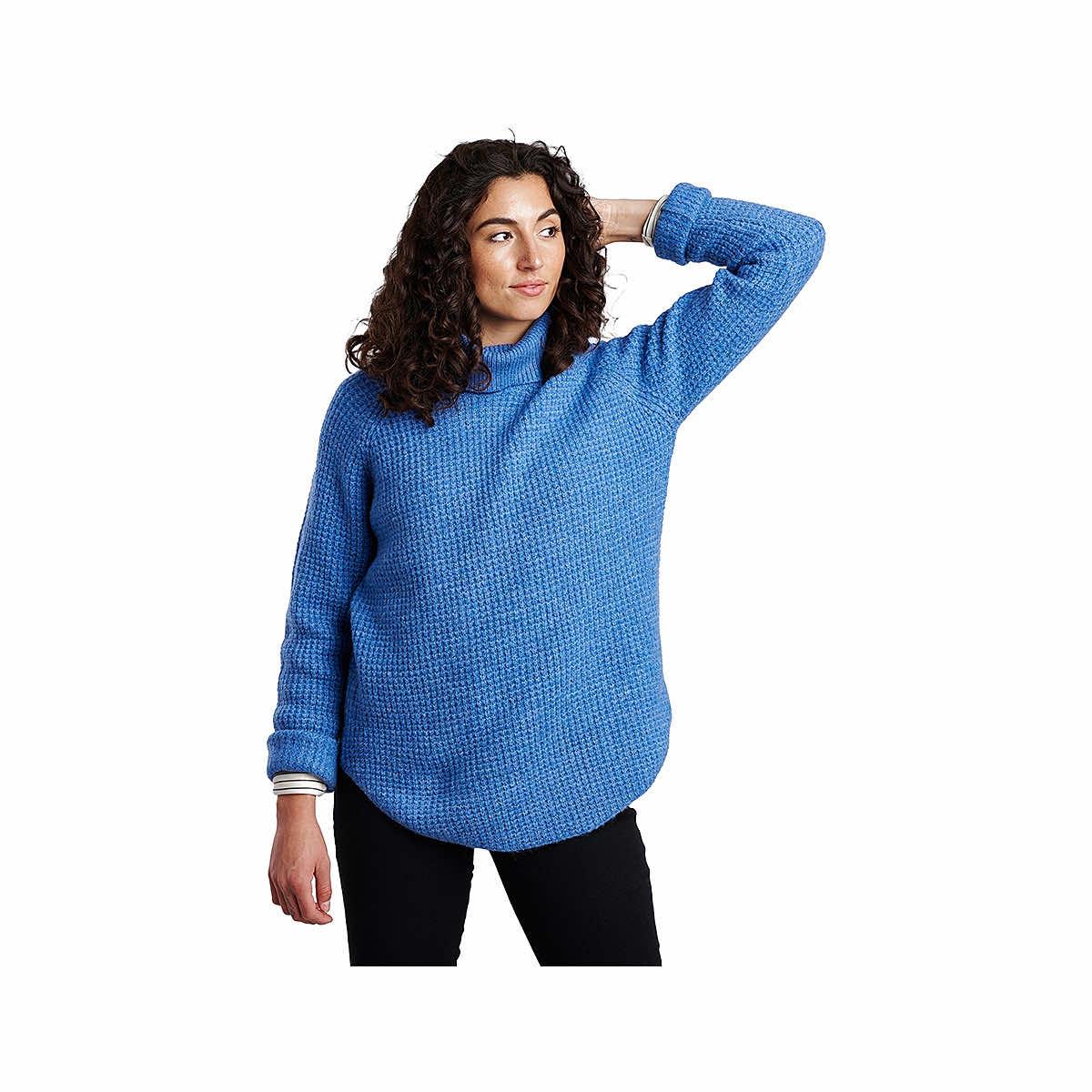 Navy Blue Sweater - Chenille Sweater - Bell Sleeve Sweater - Lulus