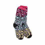 Women's Fireside Crew Socks: MULTI_LEOPARD_102
