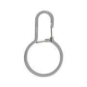 DualPass Dual Chamber Key Ring: GRAY