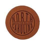 Winston-Salem Leather Magnet: WS_CIRCLE