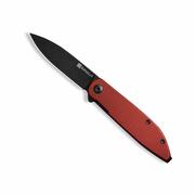 Bocll II Flipper Knife: BURGUNDY