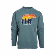 Mast General Store Bear Crew Sweatshirt: ALPINE_GRN